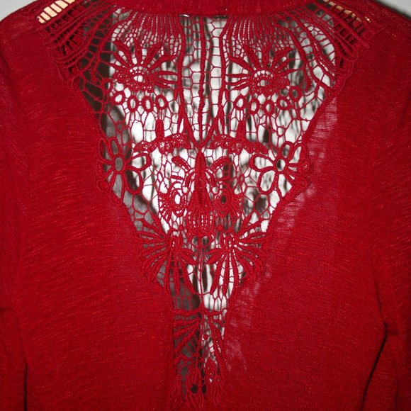 Red Ricki's Sweater - Picture 2 of 3